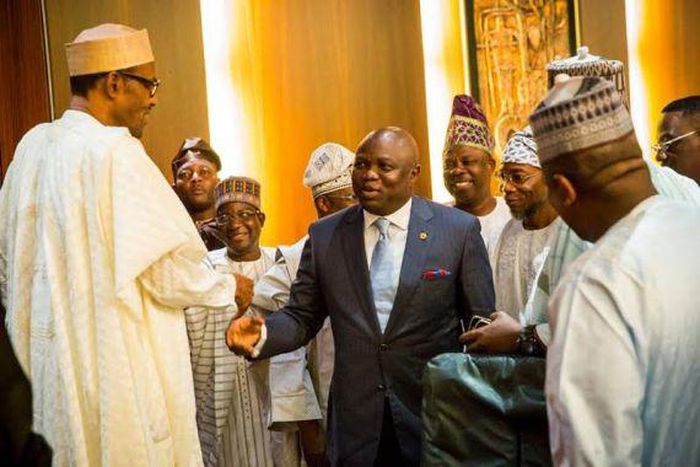 President Muhammadu Buhari inaugurates National Economic Council  (NEC) on June 29, 2015 in Abuja.