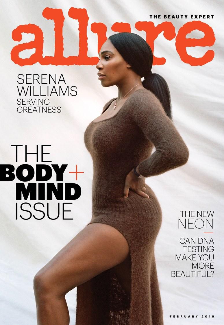 Serena Williams is a vision on the cover of Allure's Body and Mind issue