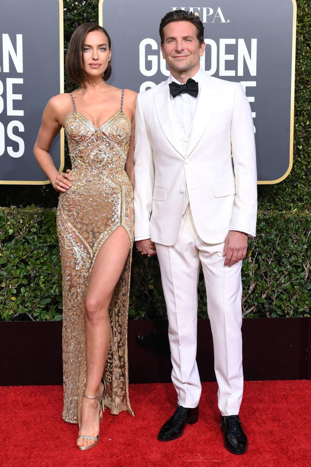 Irina Shayk and Bradlet Cooper at the 76th Golden Globe Awards