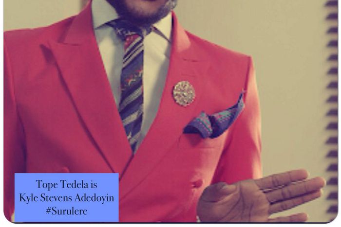 Tope Tedela plays 'Kyle Stevens Adedoyin' in the film.