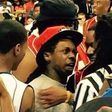 Lil Wayne at the charity basketball game in St Louis