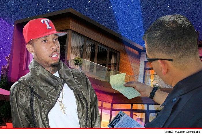 Tyga fined for hosting wild home parties