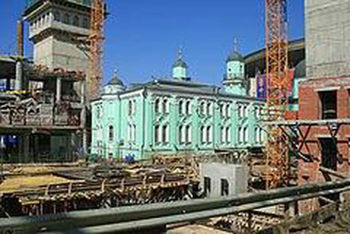 Moscow Mosque under construction