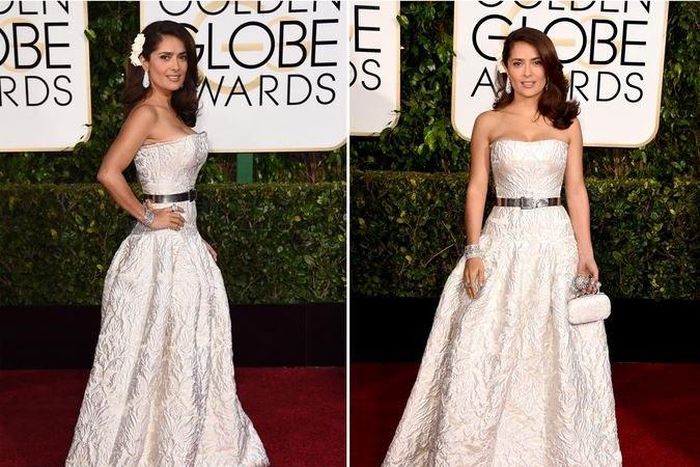 Selma Hayek in Alexander McQueen