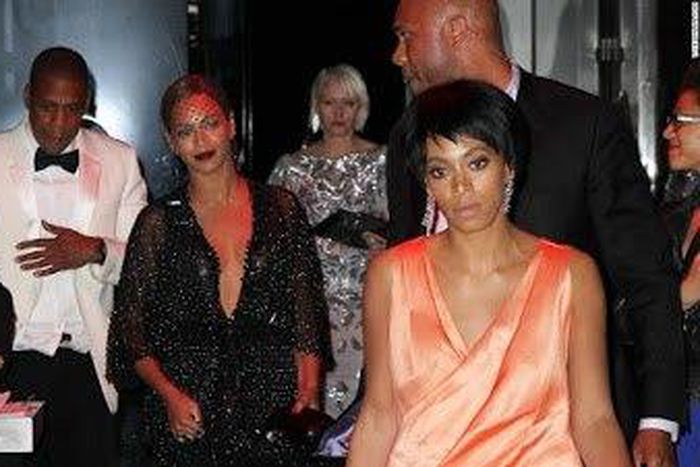 Jay Z, Beyonce and Solange