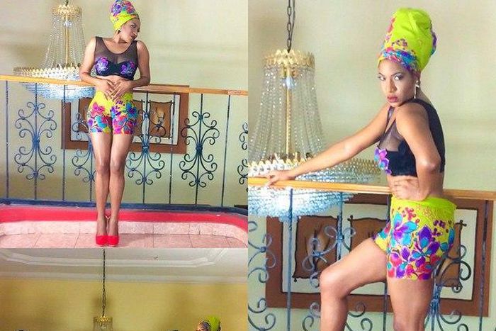 Chika Ike shows off a fierce look