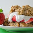 Breakfast strawberry shortcake