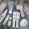 Travel size skincare products