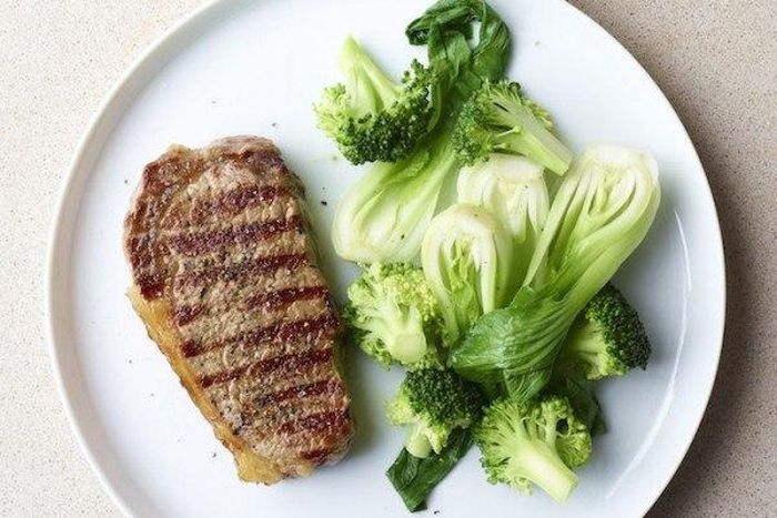 Steak and broccoli