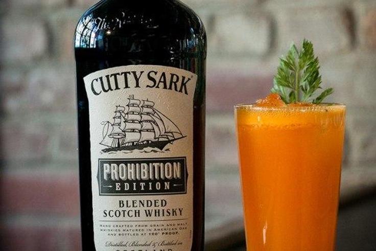 carrots and cutty whisky cocktail