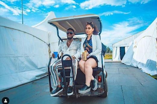 D'banj with his wife, Lineo Didi Kilgrow have welcomed a son again. [Instagram/IamBangaLee]