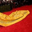 Rihanna on the red carpet of the Met Gala 2015