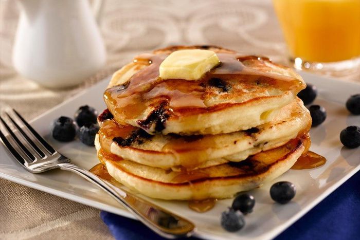 Blueberry pancakes