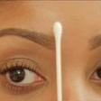 Perfectly defined brows frame the eyes