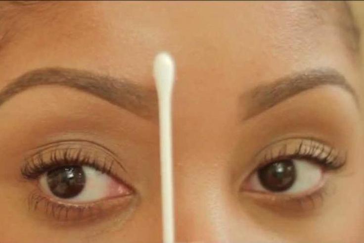 Perfectly defined brows frame the eyes