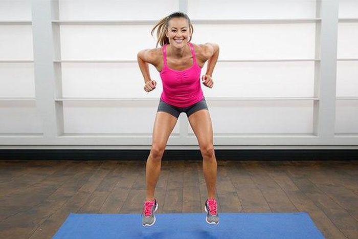 Intense workout for cottage cheese thighs