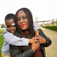 Emem Isong and her son, Kenechukwu