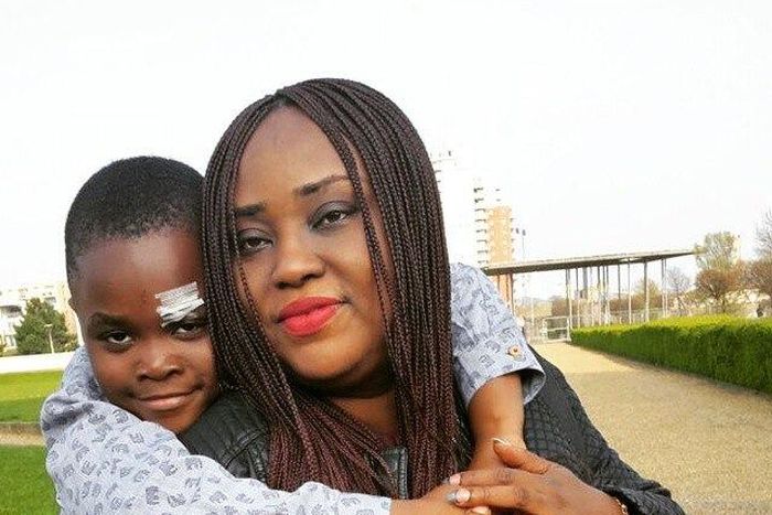 Emem Isong and her son, Kenechukwu