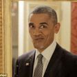 Barack Obama making silly faces