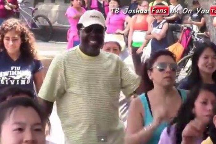 T.B. Joshua dances in Mexico