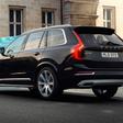 The 2014 Volvo XC90 shows off its Cyclist Detection system.