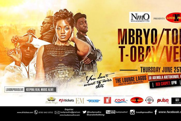 LoudNProudLive with Tonye, Mbryo, T-Obay, Verchi