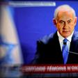 This picture taken from I-24 television shows Israeli Prime Minister Benjamin Netanyahu delivering a statement live at the prime minister's office in Jerusalem on January 07, 2019