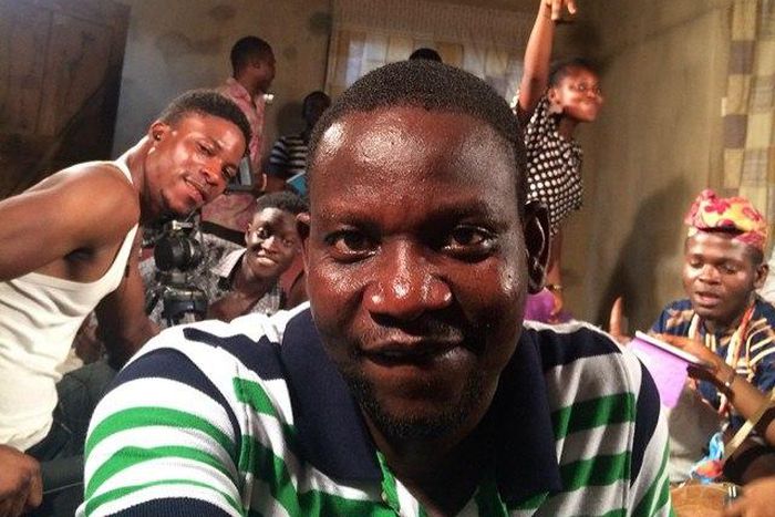 Afeez Abiodun aka Afeez Owo on a movie set few weeks back