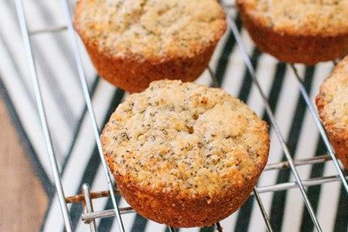 Lemon poppy seed muffins