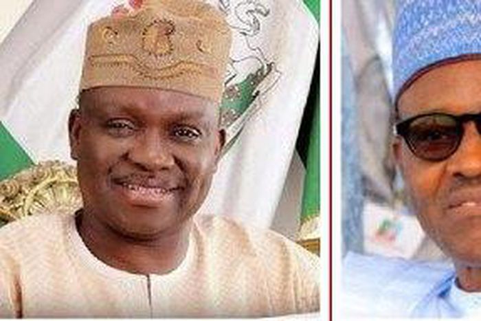 Governor Ayo Fayose of Ekiti State and the President Muhammadu Buhari