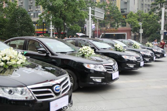 The electric cars t be used for the initiative at the launch in Wuhan.
