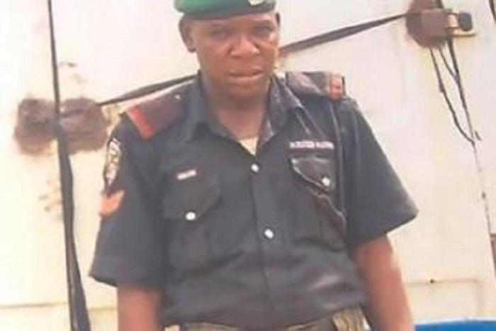 The fake police officer