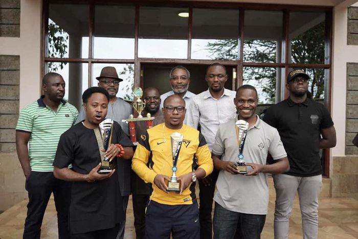 Wellington Jighere and Moses Peter