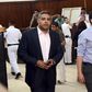 Al-Jazeera television journalists Mohamed Fahmy (L) and Baher Mohamed are seen at a court in Cairo after their retrial, April 22, 2015. REUTERS/Shadi Bushra