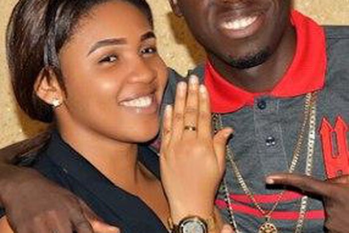 Nigerian Comedian, Akpororo, and his fiancée,  Josephine Abraham