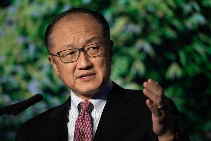 World Bank President Jim Yong Kim is stepping down in February after six years at the helm of the global development lender