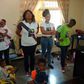 Ayo Adesanya with Olaitan Ogungbile and her son at the orphanage