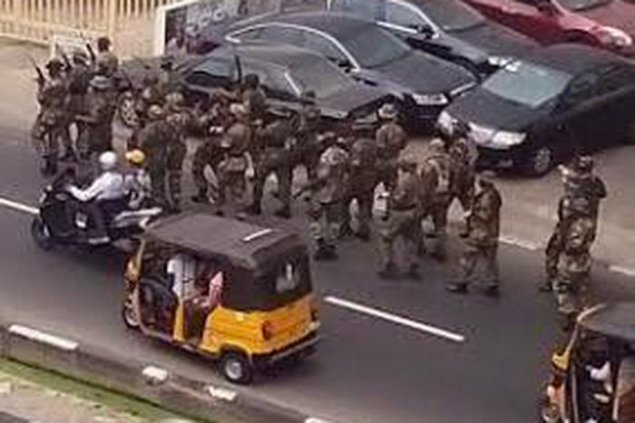 Soldiers deployed in preparation for Nigeria's general elections