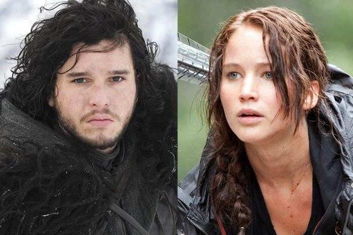 If Katniss were to fight with Jon Snow.