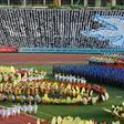 Thousands attended the ceremony to mark the 40th anniversary of the fall of the Khmer Rouge regime