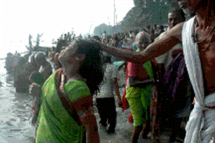 Alleged witch being persecuted