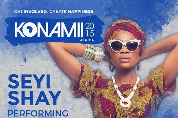 Seyi Shay to perform live at the Konamii 2015