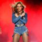 Beyonce in a customised diesel denim