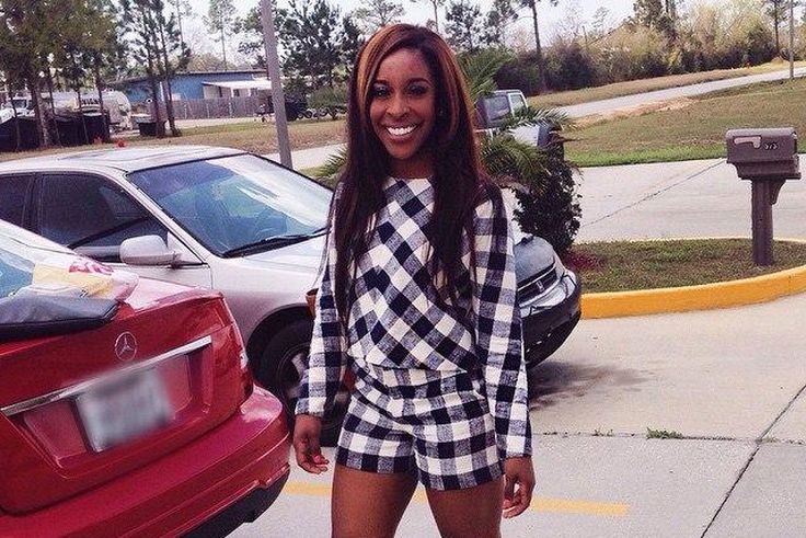 Jackie Aina rocks a matching short set