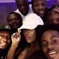 Tiwa Savage hangs out with the boys