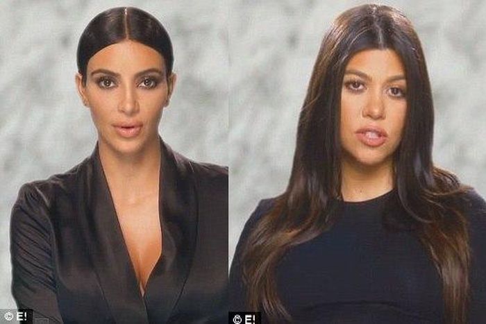Kim Kardashian and Kourtney clash over the mother-of-three's refusak to appear on her video game