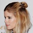 Kate Mara's half bun do