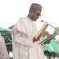 President Muhammadu Buhari, accompanied by wife, Aisha, takes oath of office at his inauguration ceremony as the new President of Nigeria in Abuja on May 29.