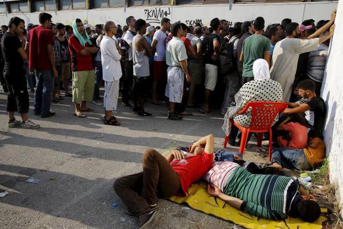 Migrants clash with police on Greek island of Kos as tensions flare