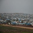 A general view of a camp for displaced people in the village of Atme, in Syria's mostly rebel-held northern Idlib province